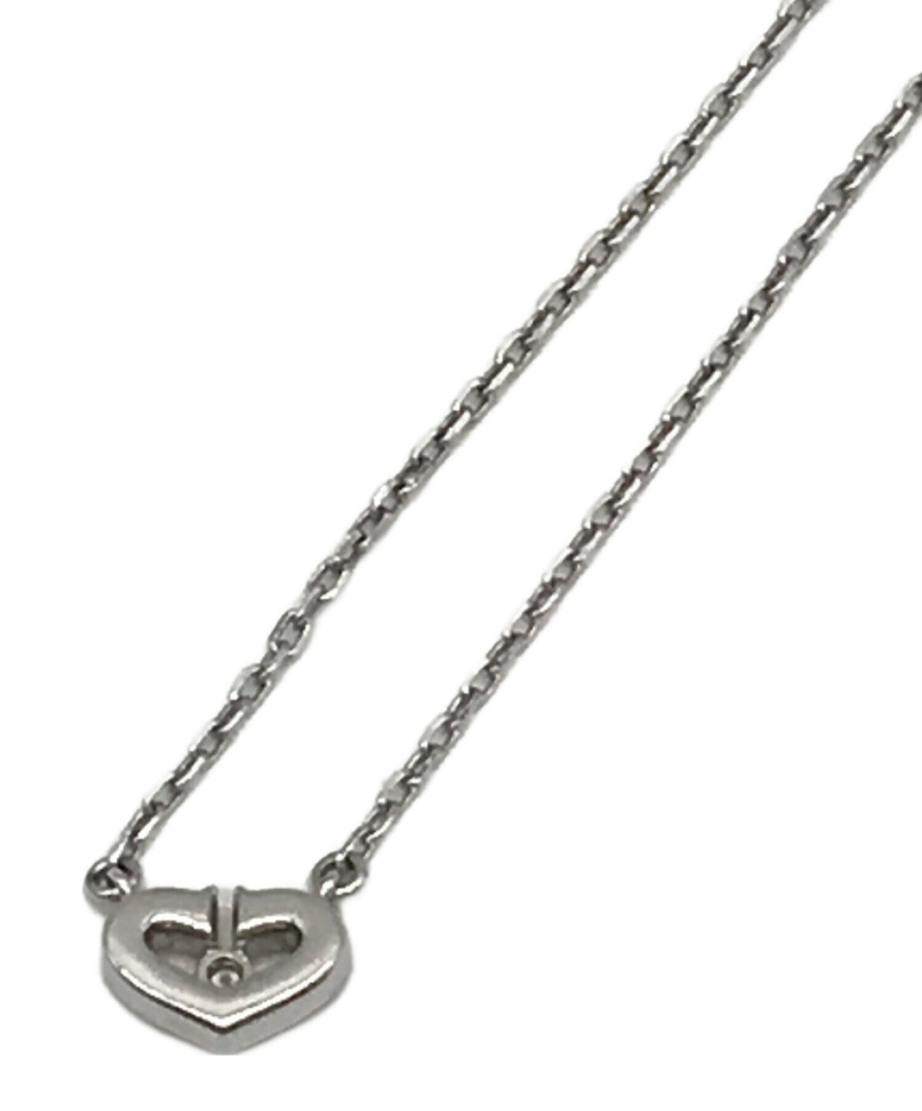 Cartier C Heart Diamond Necklace