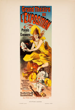 Illu Grand Theatre De Lexposition Palais Des Enfants Jules Cheret 1889 Affiches