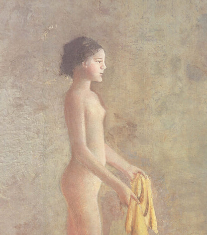 Conte De Balthus Nu De Profil " Offset Lithograph Modernism