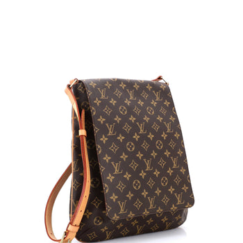 Louis Vuitton Musette Salsa Handbag Monogram Canvas Gm