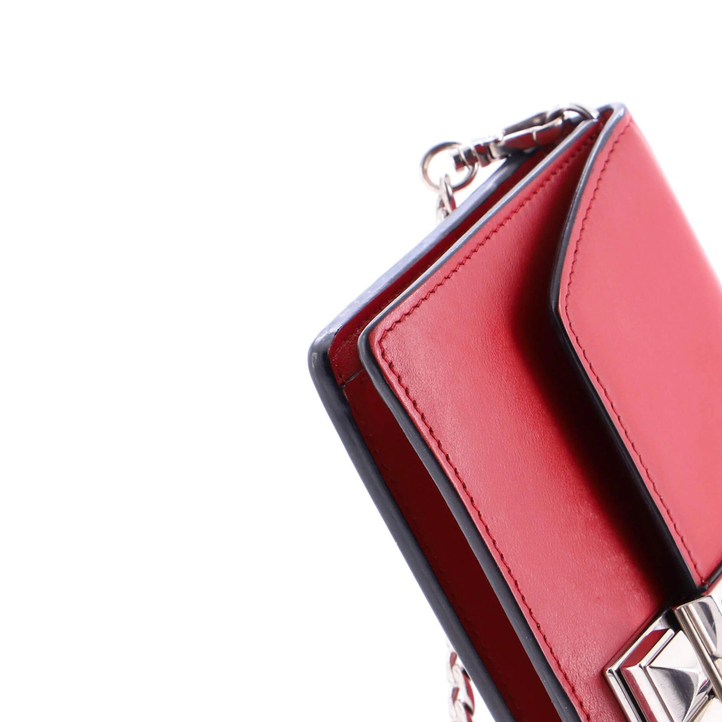 Prada Elektra Wallet On Chain Studded Leather