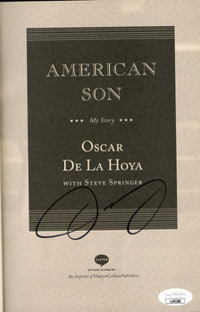 Oscar De La Hoya Autographed 