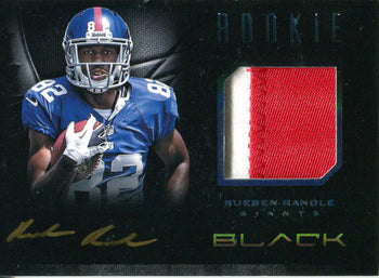 Ruben Randle Autographed 2012 Panini Black Jersey Rookie Card