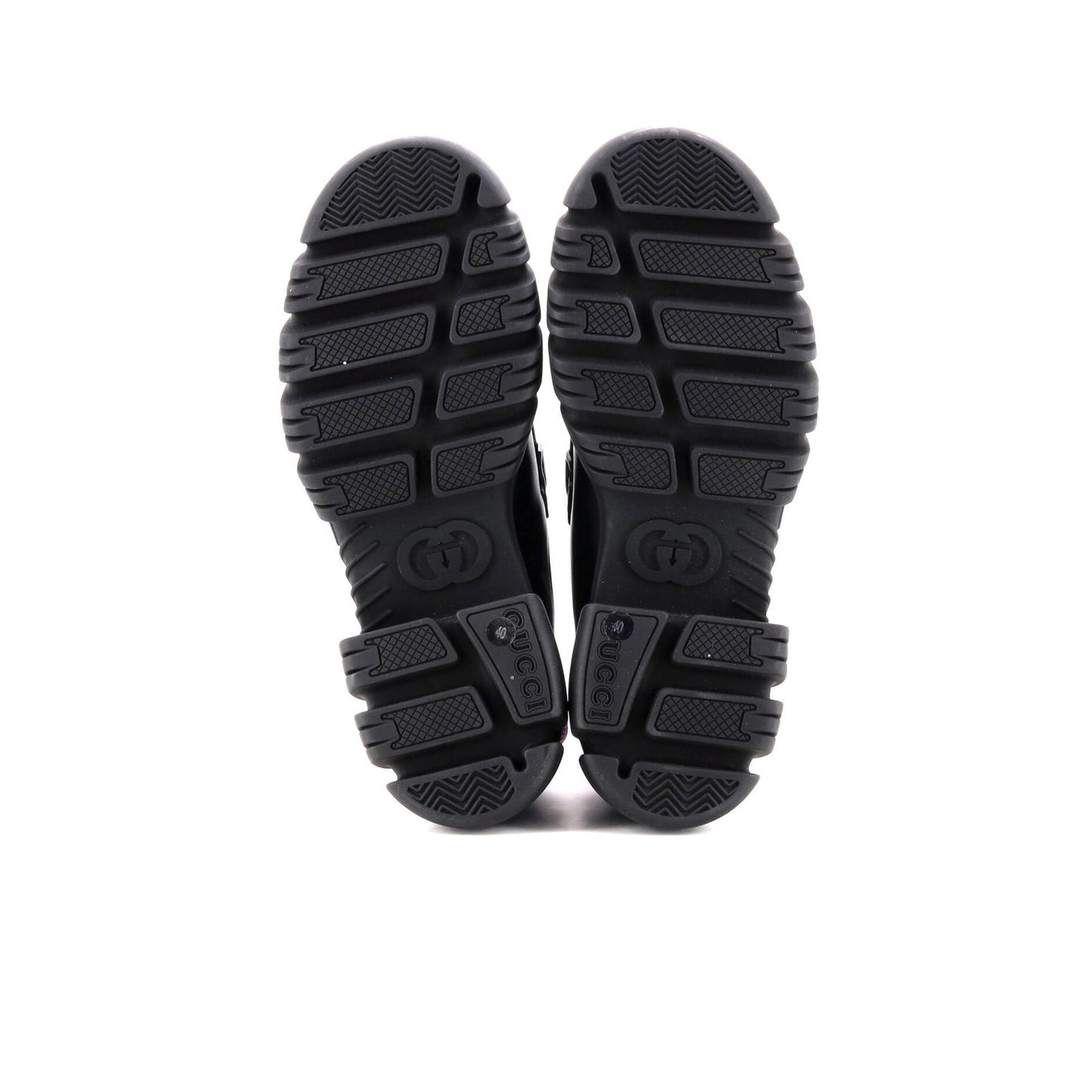 Gucci Women'S Quebec Horsebit Chelsea Boots Leather With Gg Elastic