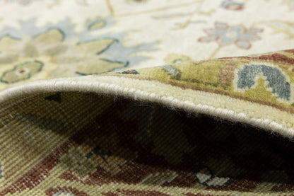Hand-Knotted Vintage Style Floral Peshawar Osh