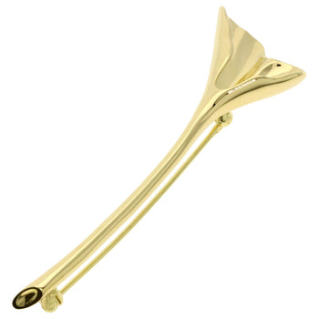 Tiffany&Co. Brooch Ginkgo K18 Yellow Gold