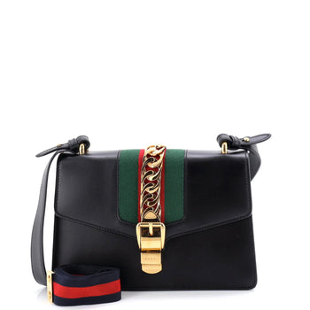 Gucci Sylvie Shoulder Bag Leather Small