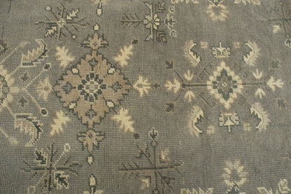 Handmade Muted Brownish Floral Transitional