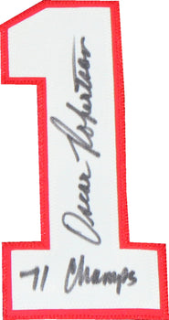 Oscar Robertson Autographed Milwaukee Bucks Mitchell & Ness Jersey (Psa)