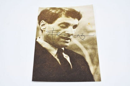 Iannis Xenakis Signed Photo Print With Reverse