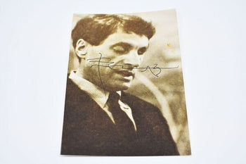 Iannis Xenakis Signed Photo Print With Reverse