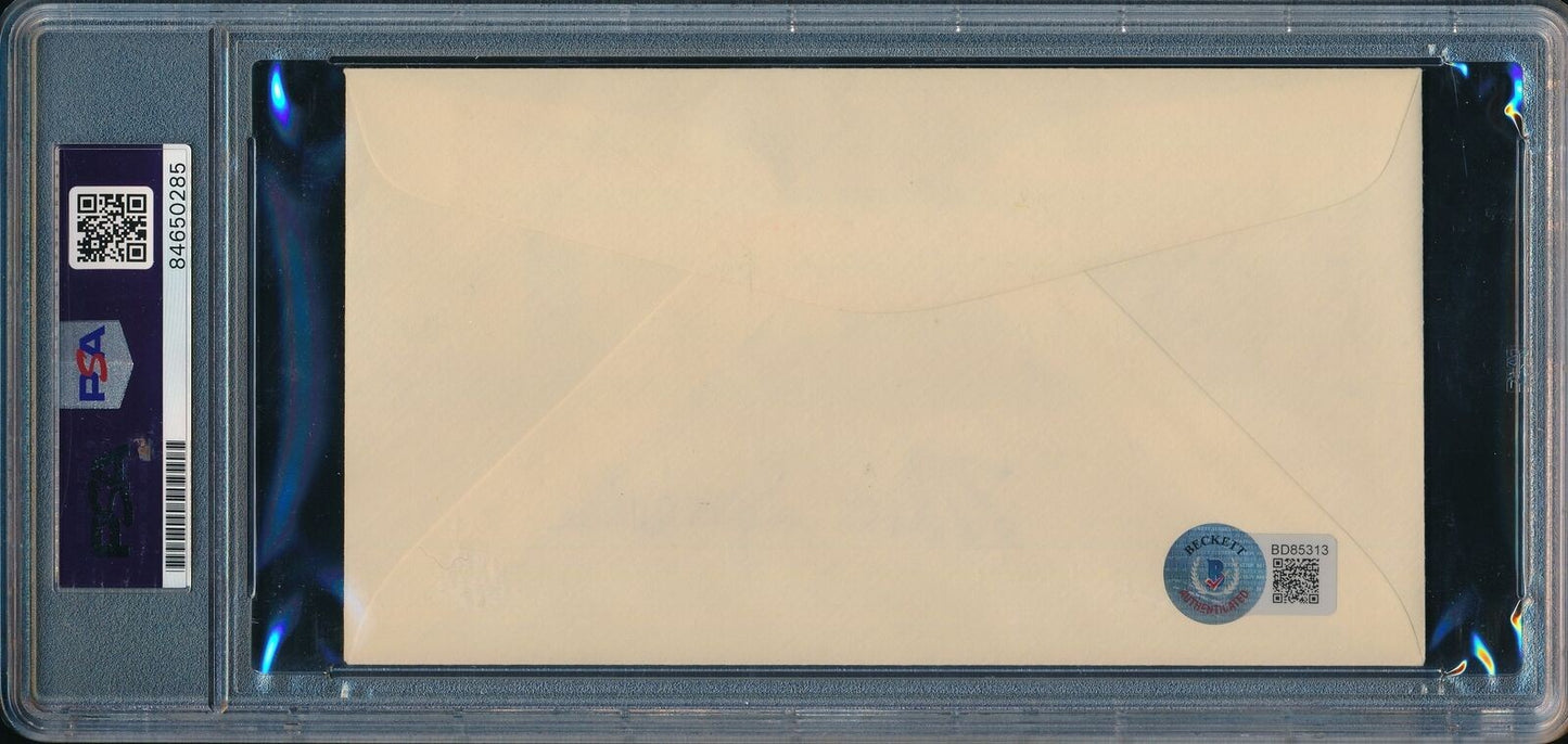 Mac Speedie Hof Autographed 1984 Fdc Sports Rare  Browns Psa/Dna 182376