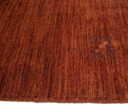 Hand-Loomed Modern Square Oriental Rug Solid