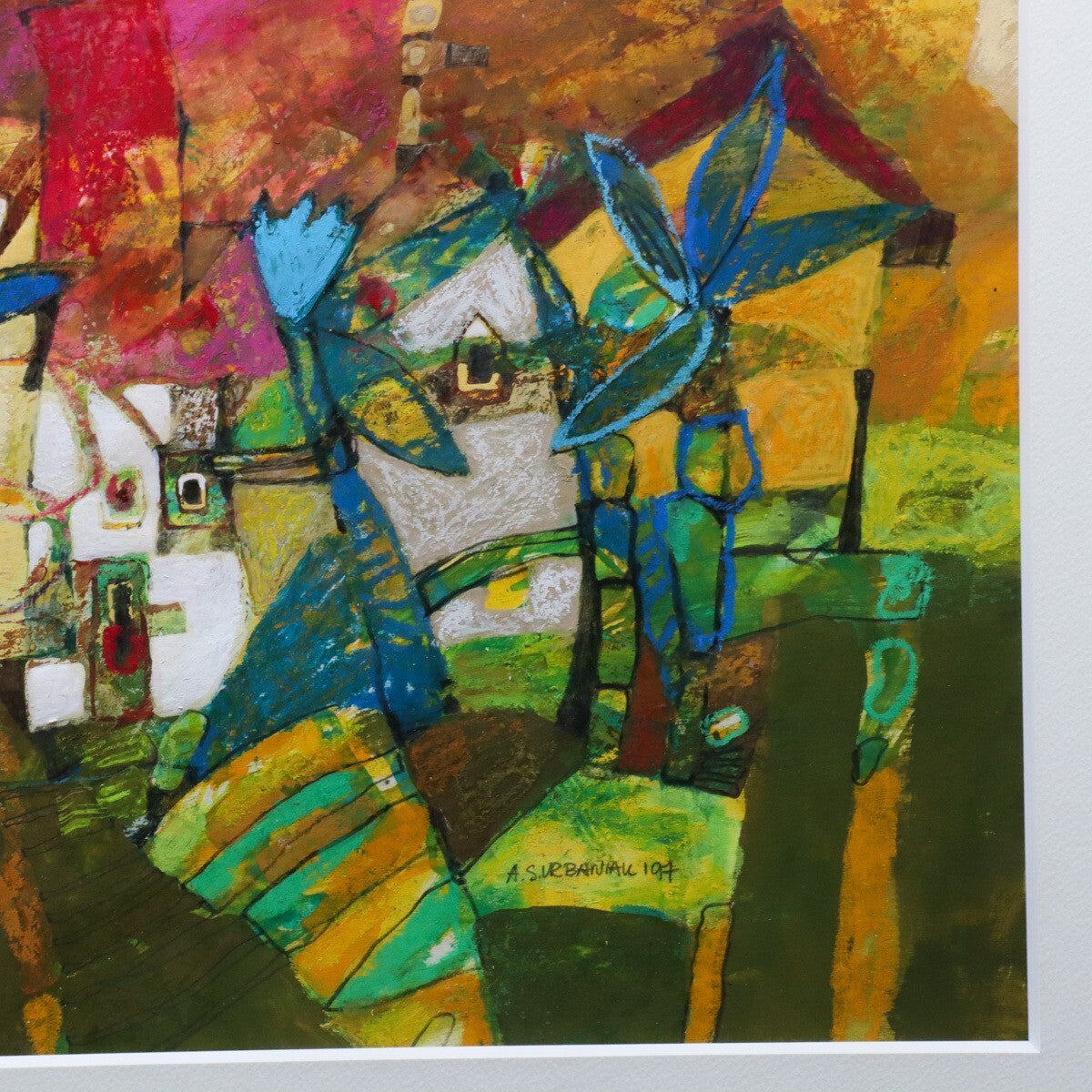 Alicja S?Abo?-Urbaniak (Poland) Original Acrylic