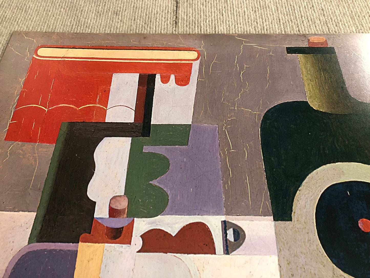 Le Corbusier Deux Bouteilles " Offset Lithograph Modernism Gre