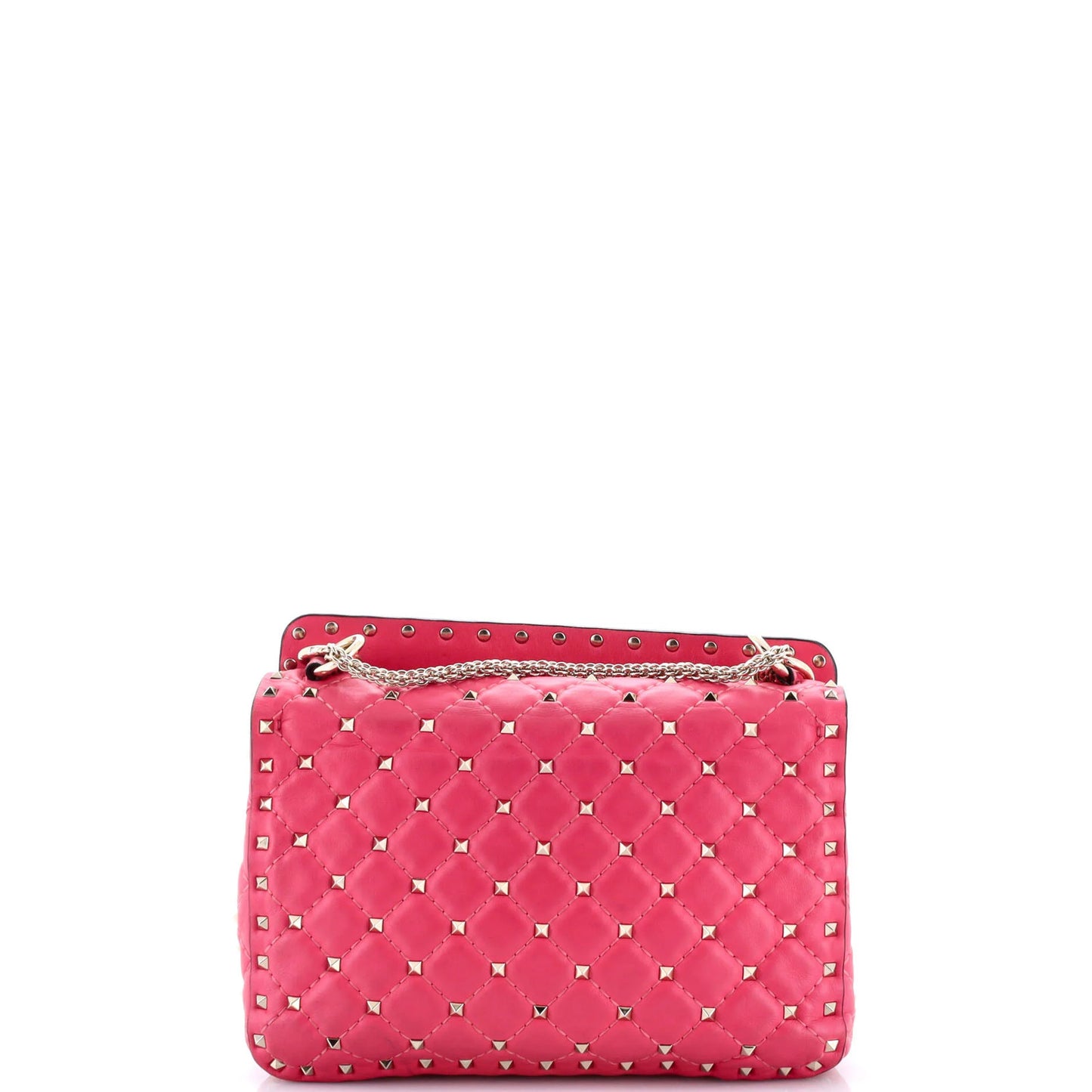 Valentino Garavani Rockstud Spike Flap Bag Quilted Leather Medium