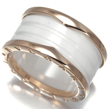 Bvlgari Ring B.Zero1 4-Band Eu60 18K 750 Rose Gold/Ceramic