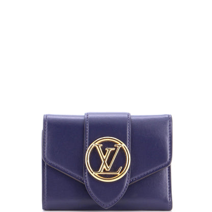 Louis Vuitton Lv Pont 9 Wallet Leather Compact