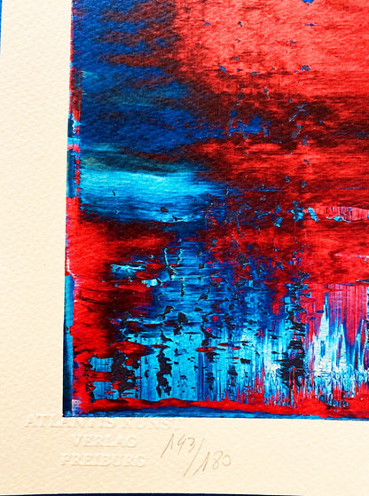 Gerhard Richter Lithograph Coa Signed