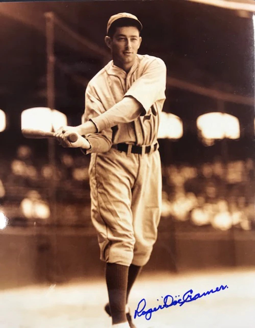 Doc Cramer Autographed 8X10 Baseball Photo