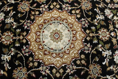Handmade Indo-Nain Oriental Runner Rug 3X12 Ft