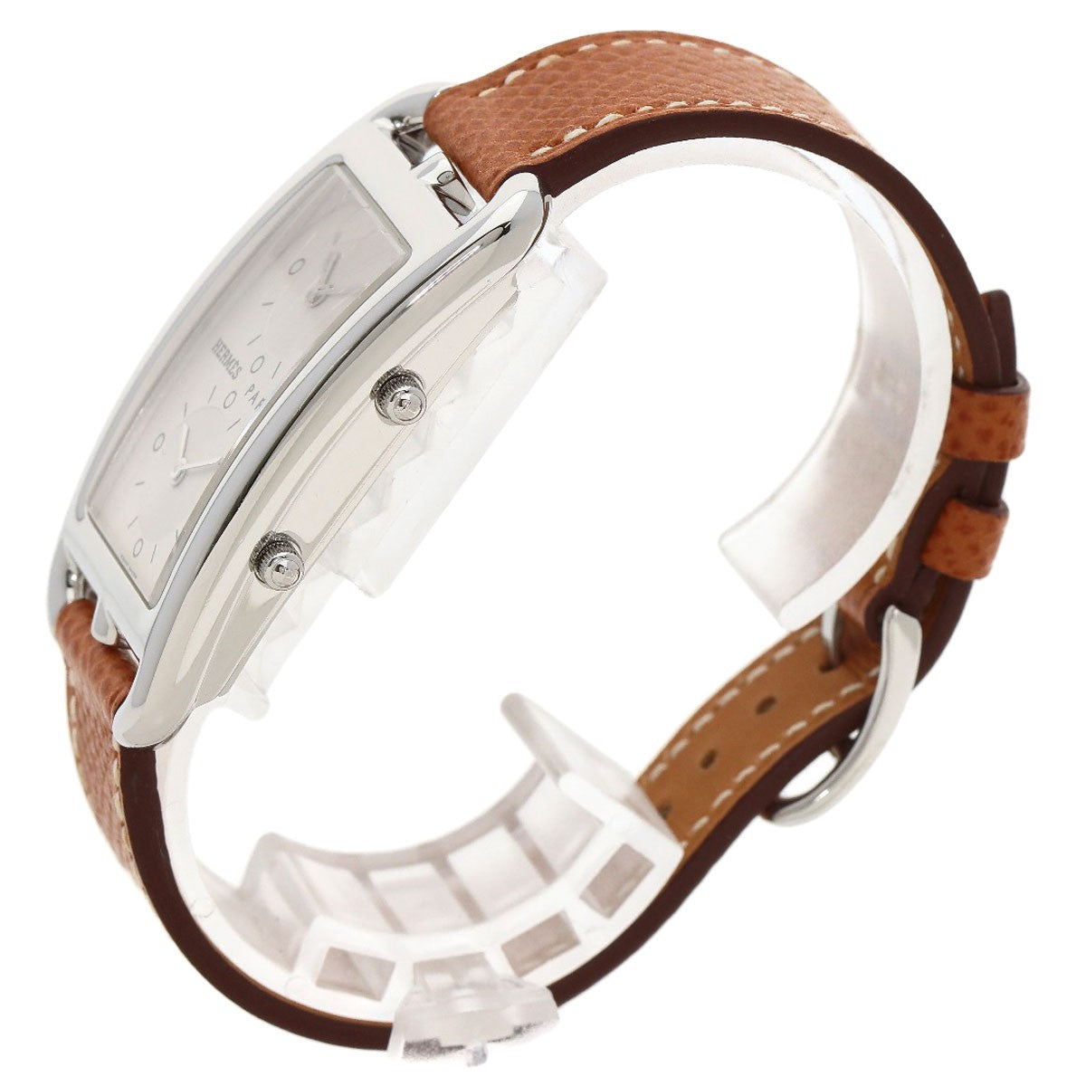 Hermes Cape Cod Duzon Watches Cc3.510 Stainless Steel/Leather