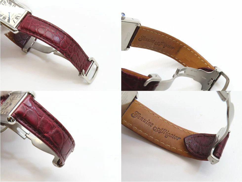 Cartier W5200005 Tank Solo Sm ?Third-Party Leather Strap Quartz