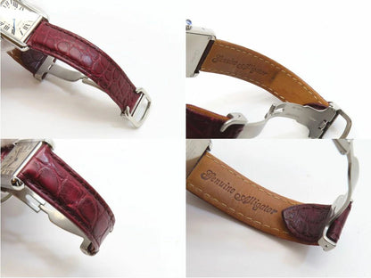 Cartier W5200005 Tank Solo Sm ?Third-Party Leather Strap Quartz