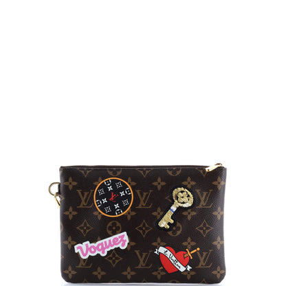 Louis Vuitton City Pouch Limited Edition Patches Monogram Canvas