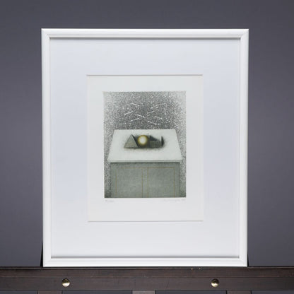 Friedrich Meckseper Sengais Universum Etching 1989 Framed Signed ED 44/ 150