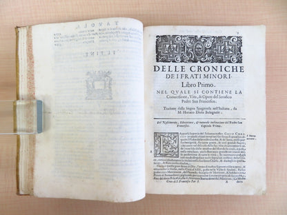 Marcos De Lisboa Delle Croniche De Gli Ordini Instituiti Dal P.S. Francesco 1605