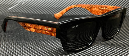 GUCCI GG1301S 001 Black Grey Men's 55 mm Large