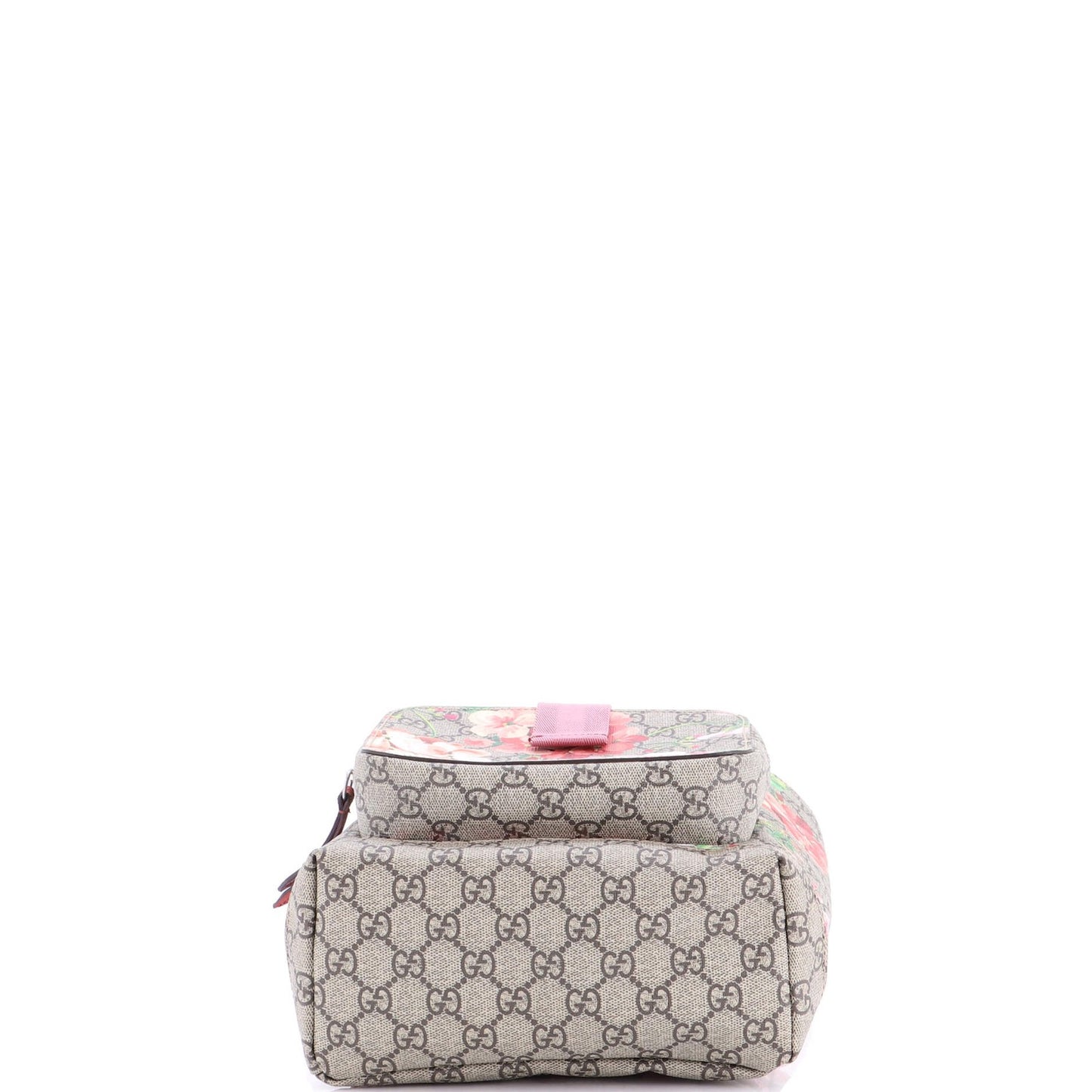 Gucci Buckle Backpack Blooms Print Gg Coated Canvas Small