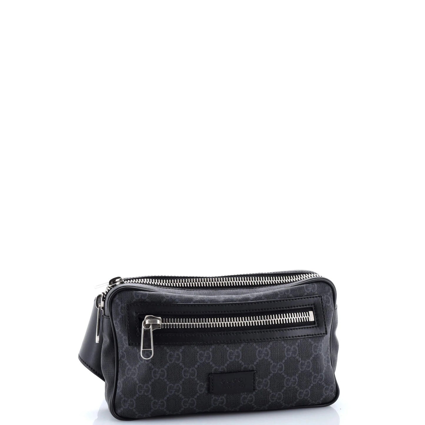 Gucci Soft Zip Belt Bag Gg Coated Canvas Small