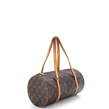 Louis Vuitton Papillon Handbag Monogram Canvas 30