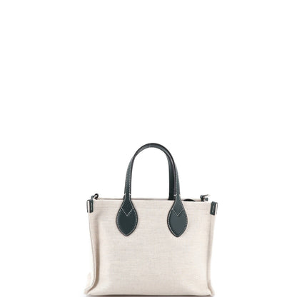 Gucci Logo Shopper Tote Printed Canvas Small