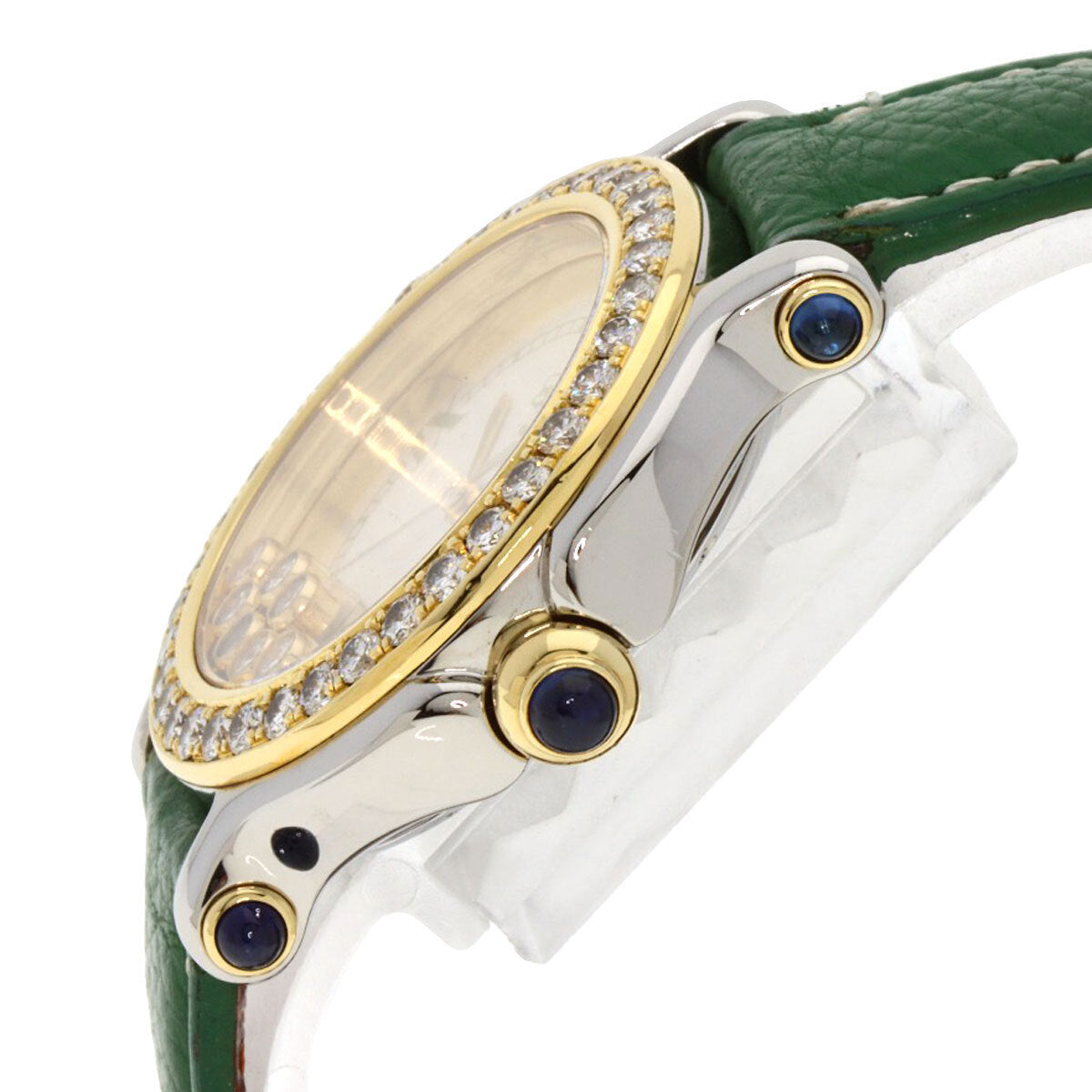 Chopard Happy Sports 7P Bezel Diamond Watches 27/8237-23/11 Stainless Steel/...