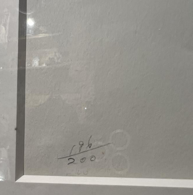 Jones Allen ED200 Pour 1965 Autograph Lithograph Les