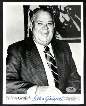 Calvin Griffith Signed/Autographed 8X10 Photo Minnesota Twins Psa/Dna 195470