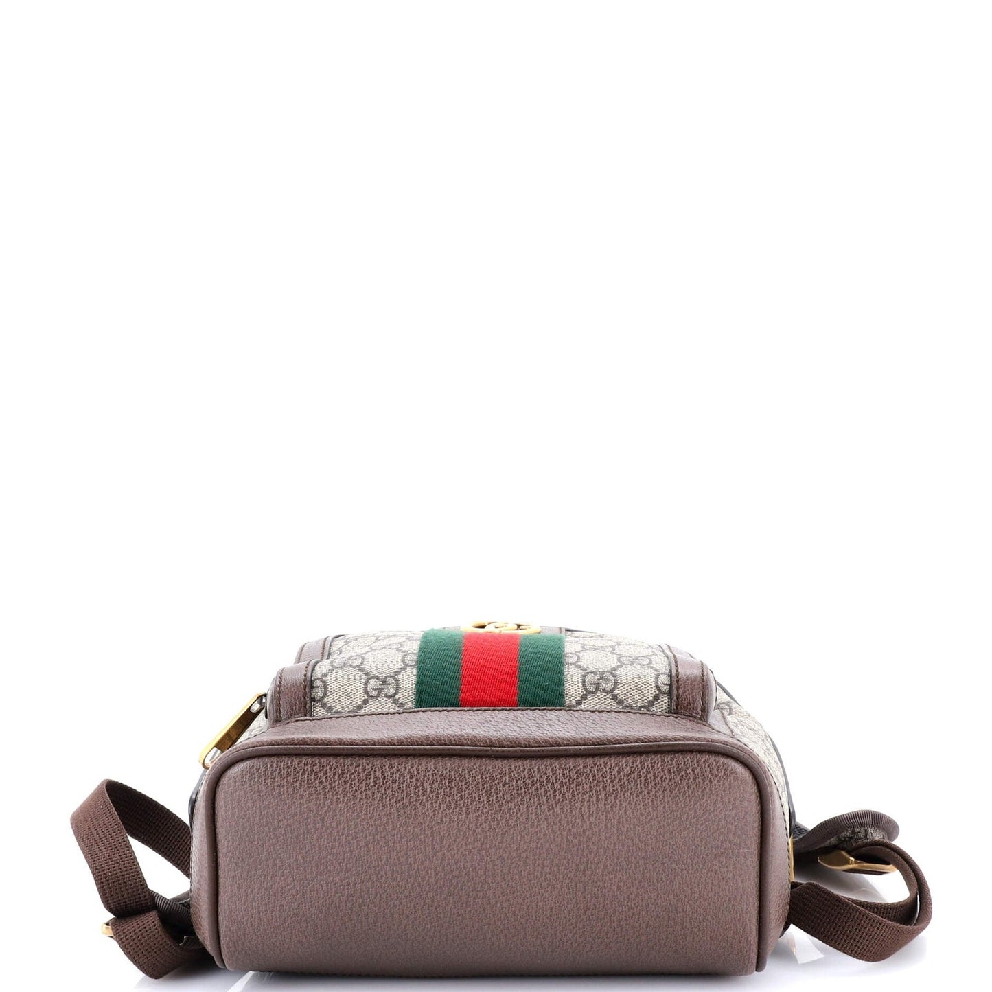 Gucci Ophidia Backpack Gg Coated Canvas And Leather Small