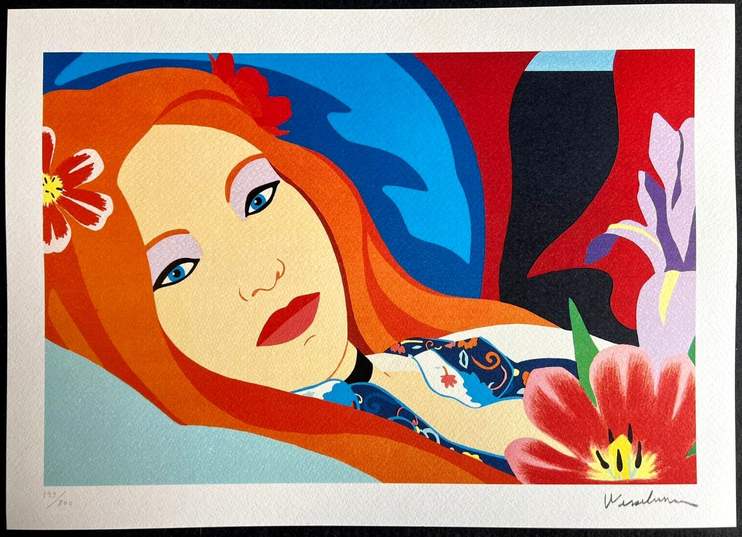 Tom Wesselmann Lithograph Signed COA Numbered By Hand 300 Ex