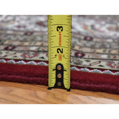 10'X16' Barn Red Tebraz Mahi 100% Wool Hand Knotted Oversized Rug