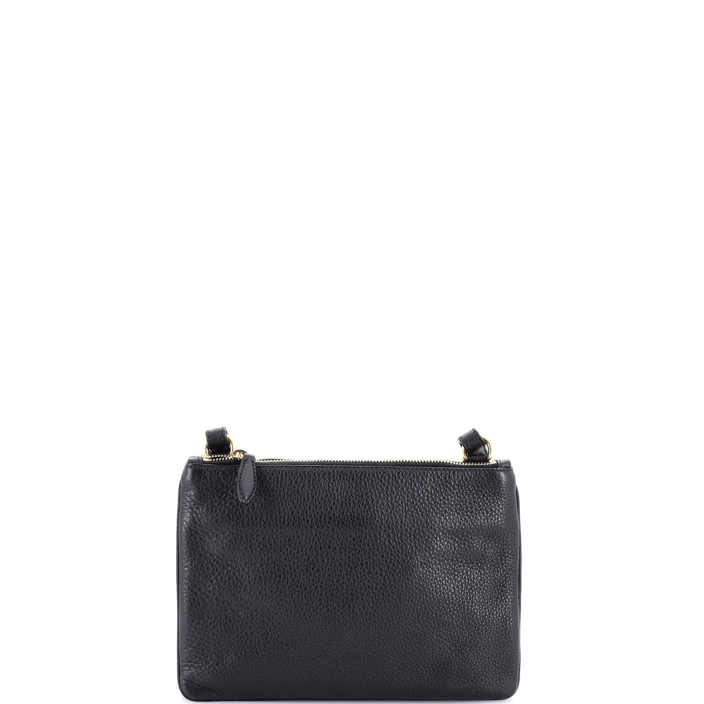 Prada Double Zip Crossbody Bag Vitello Daino Small