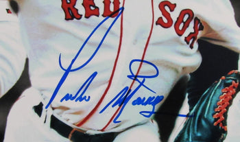 Pedro Martinez Hof Autographed 16X20 Photo Boston