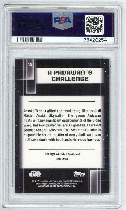 Padawan'S Challenge 2021 Star Wars Galaxy Refractor #45 Psa 10
