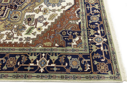 8X10 Ft Heriz Serapi Oriental Rug Traditional