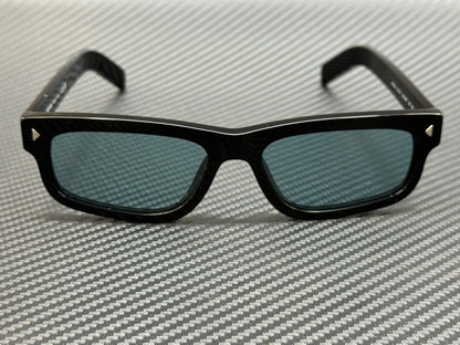 PRADA PR B11S 16K60P Black Blue Men's 55 mm Sunglasses