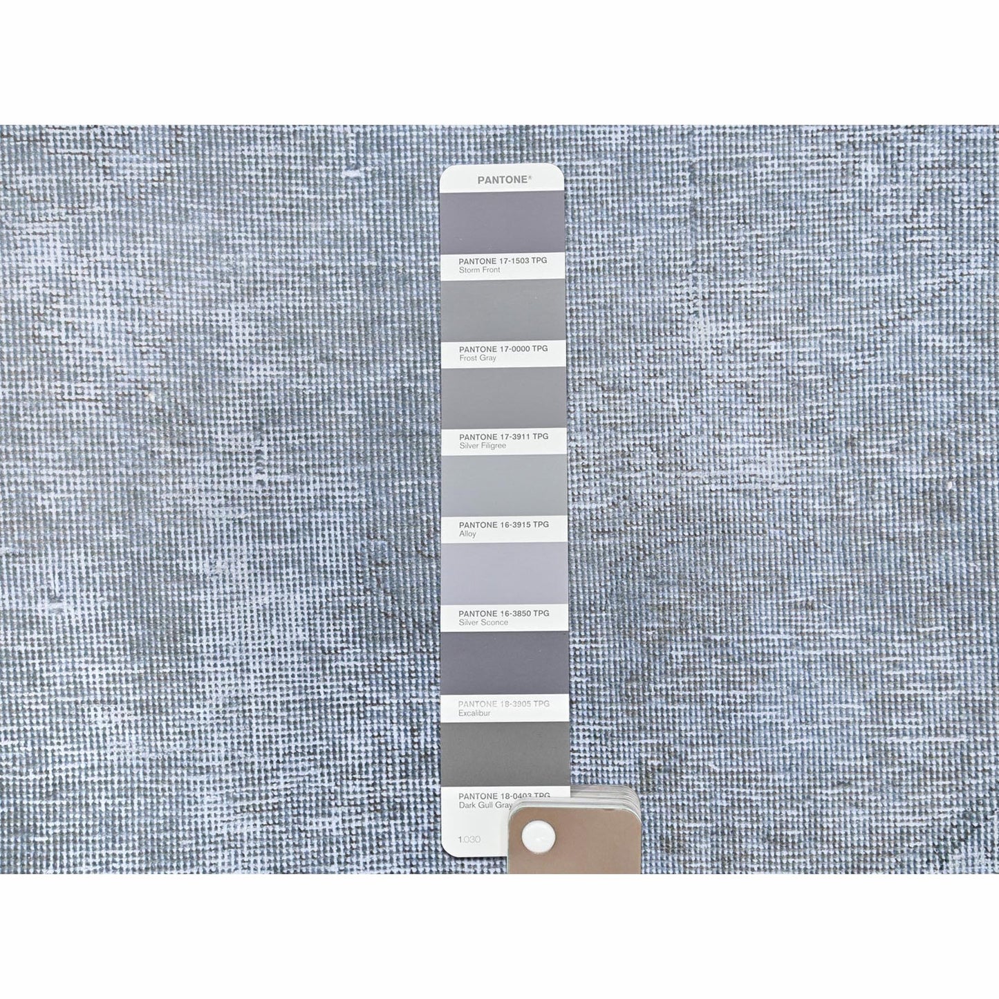 7'9"X11' Gray Worn Wool Vintage Hand Knotted Farsian Tebraz Rug