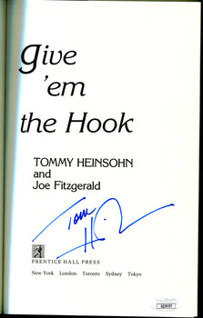 Tommy Heinsohn Autographed Book 