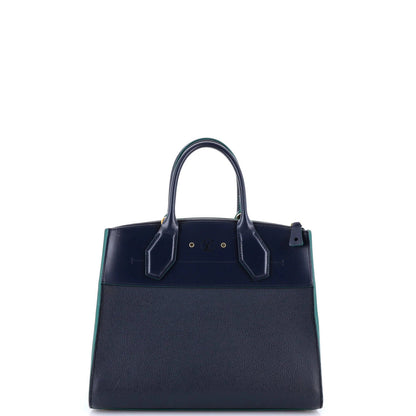 Louis Vuitton City Steamer Handbag Leather Mm